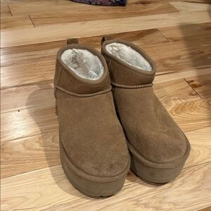 UGG Tan Winter & Rain Boots